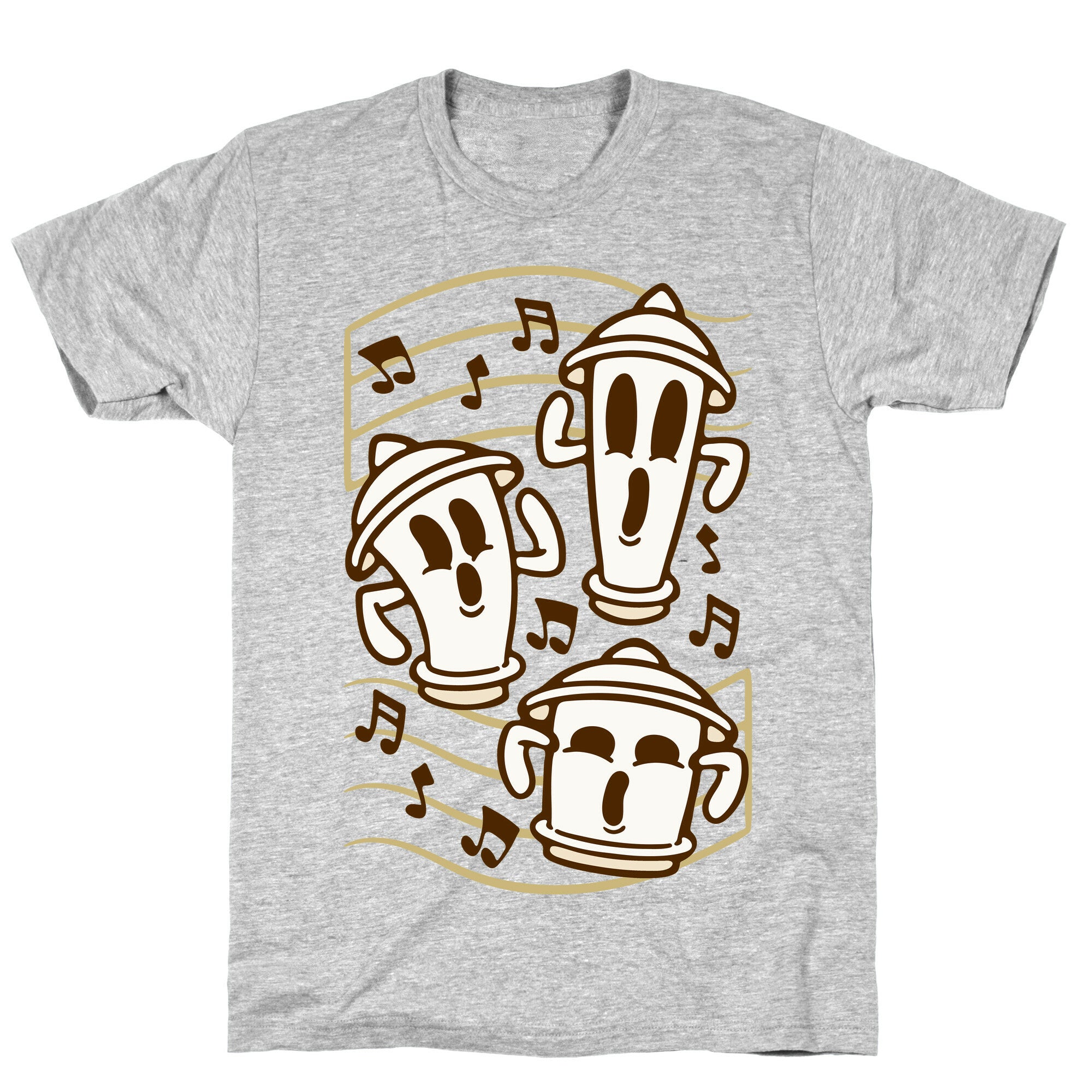Singing Cartoon Clay Figures Parody T-Shirt